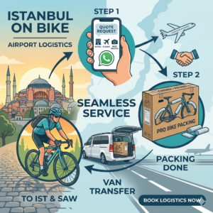Bike packing and transfer Istanbul services for cyclists